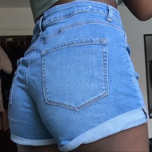 Denim shorts